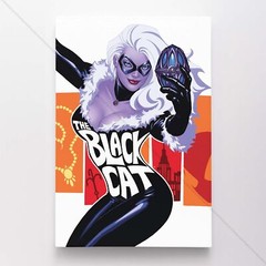 Black Cat Poster Canvas Marvel Comic Book Cover Art Print #43504