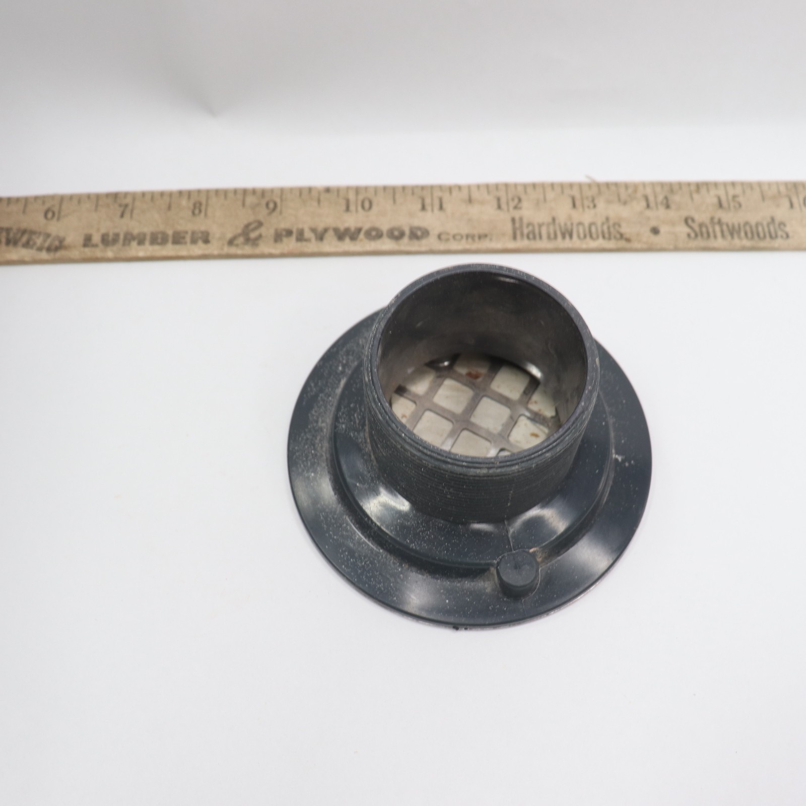 AB&A Shower Drain Low Profile Stainless Steel PVC 2" x 3" ABA44701 - Dirty gallery