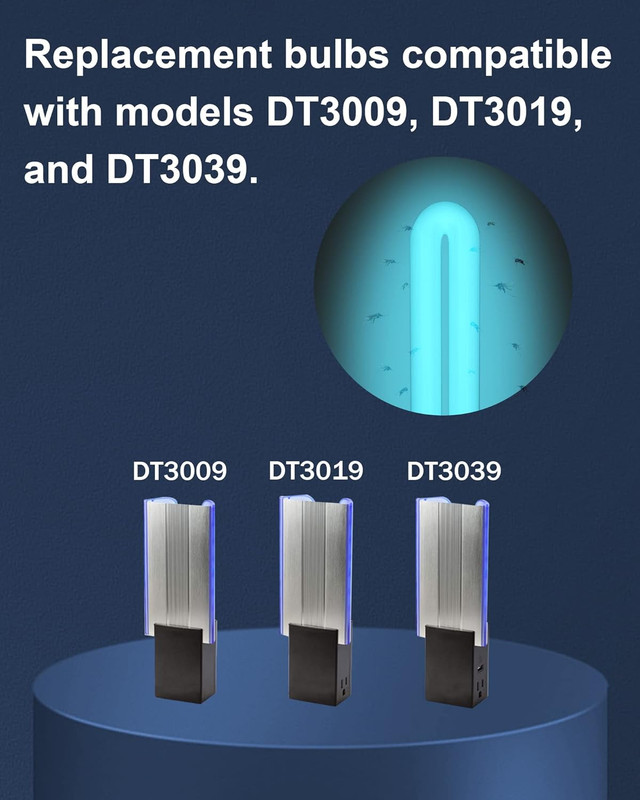 4 Pack 21050 9W Replacement Bulbs Compatible with Dynatrap DT3009 DT3019 DT3039 gallery