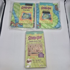 Cartoon Network Scooby Doo Pillow Shams, New, Slightly Irregular. Wall Decals