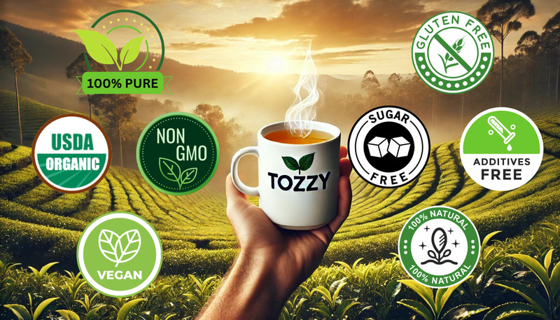 Organic Dandelion Root Tea - 100 Count (Plant-Based Pyramid Tea Bags) gallery