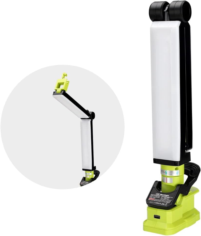 30W 2400LM LED Work Light for Ryobi 18V ONE+ Plus Li-ion Battery P727 P705 P721 gallery