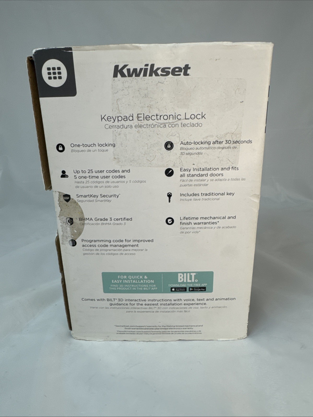 Kwikset Powerbolt 250 Electronic Keypad Deadbolt Lock Satin Nickel 992500-002 gallery
