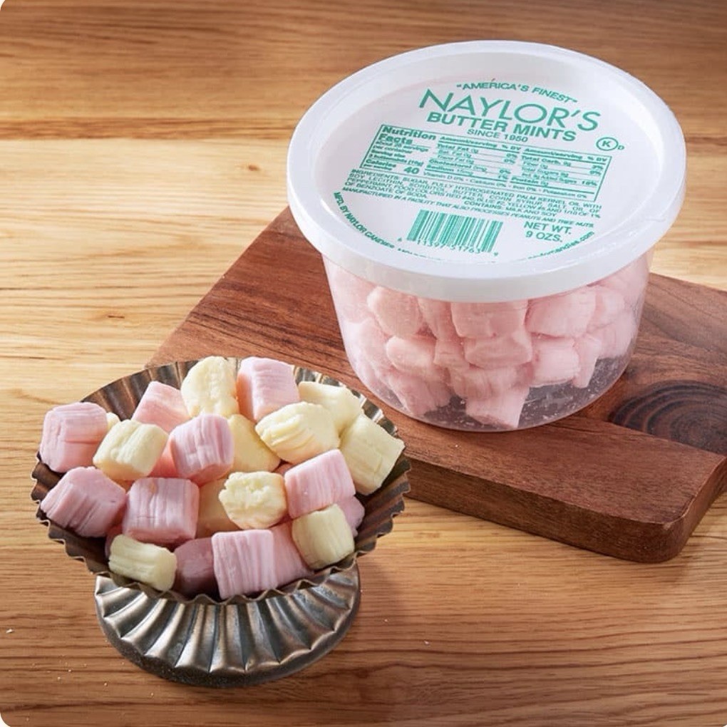 Naylor's Butter Mints Tub 9 oz gallery
