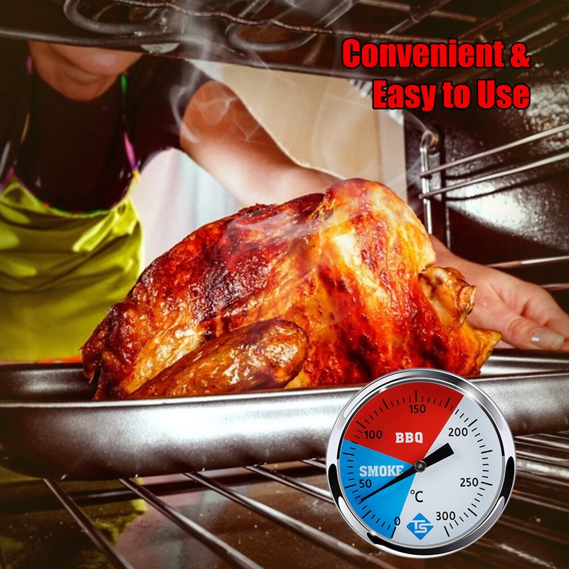 Temperature Gauge 0-300 Degrees Celsius Gauge Stainless Steel Cooking X1F1 gallery