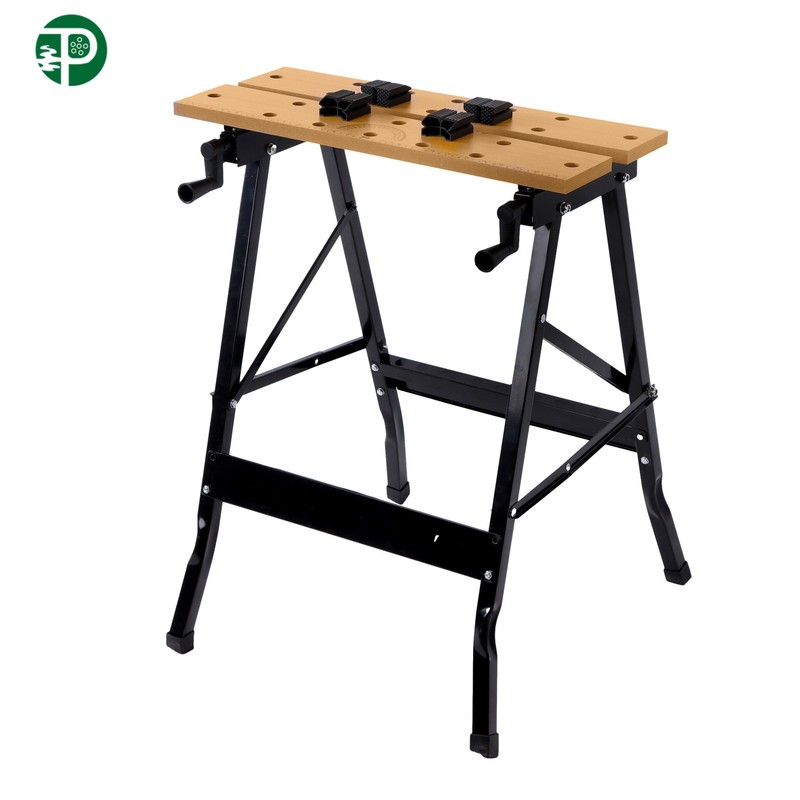 220lbs Folding Workbench,Workshop Tool Storage,Vise Garage Steel Work Table gallery