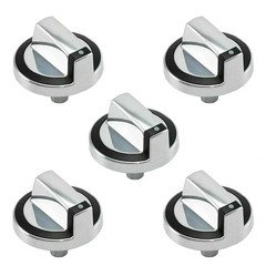 5pcs W10284885 Stove Control Knob Replacement for Whirlpool Range Oven Burner