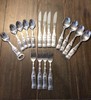 Vintage Gibson Coca Cola Flatware Set 17pc Stainless Steel Coke Bottle Handle gallery