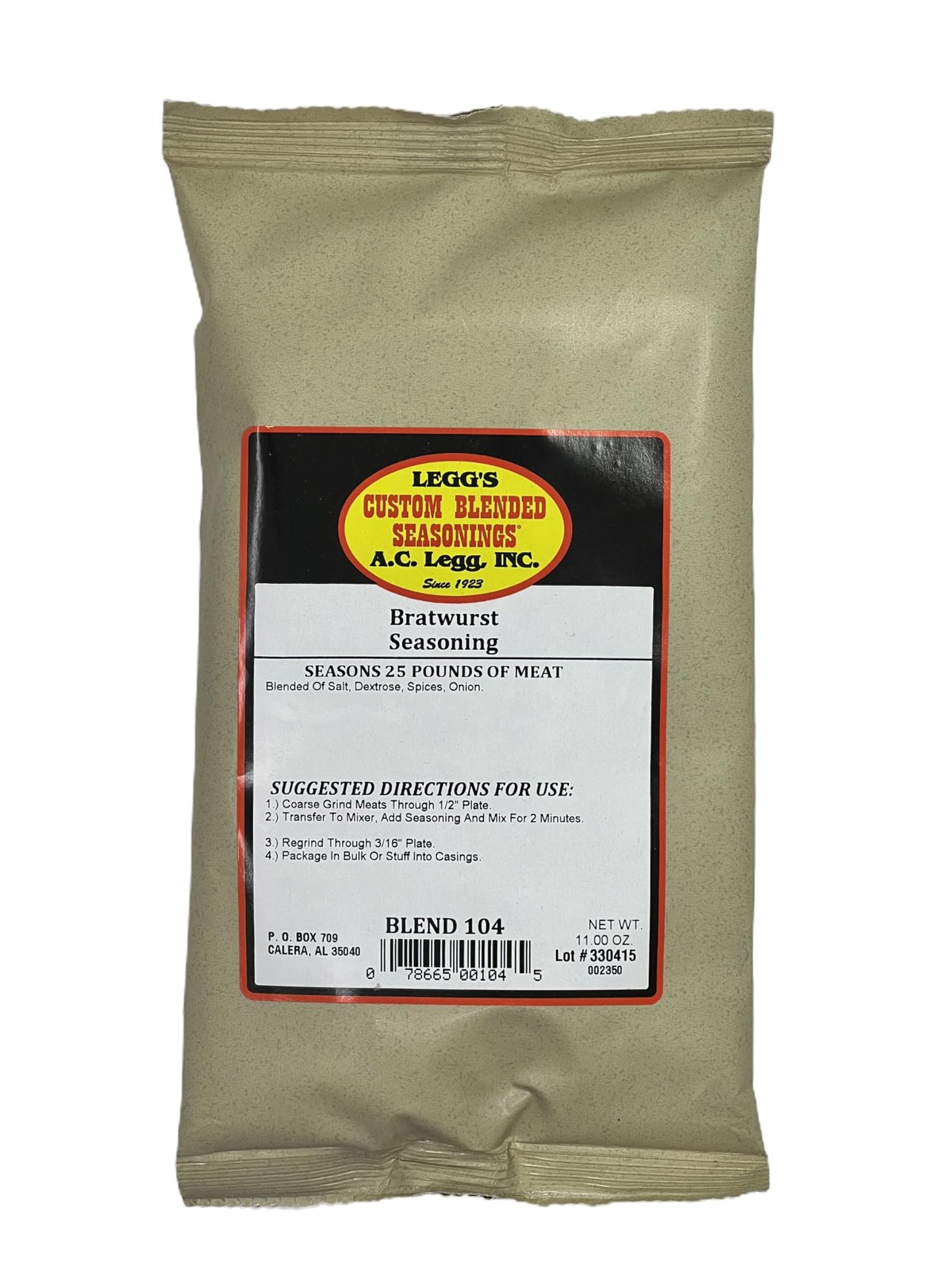 A.C. Legg Bratwurst Seasoning gallery