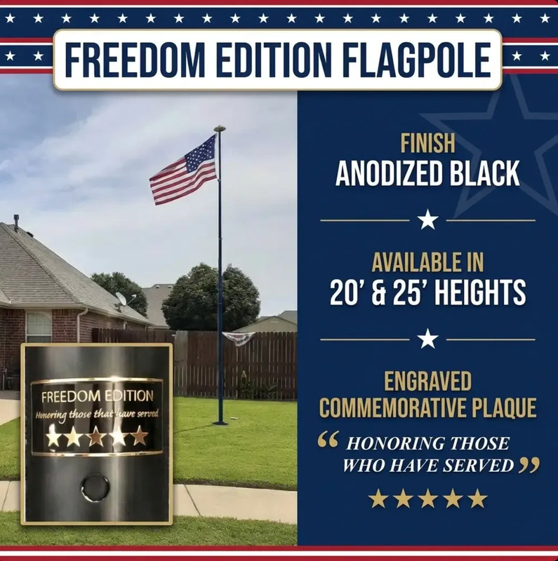 BUNDLE 20' or 25' TELESCOPING "FREEDOM EDITION" (POLE, LIGHT & FLASH COLLAR) gallery