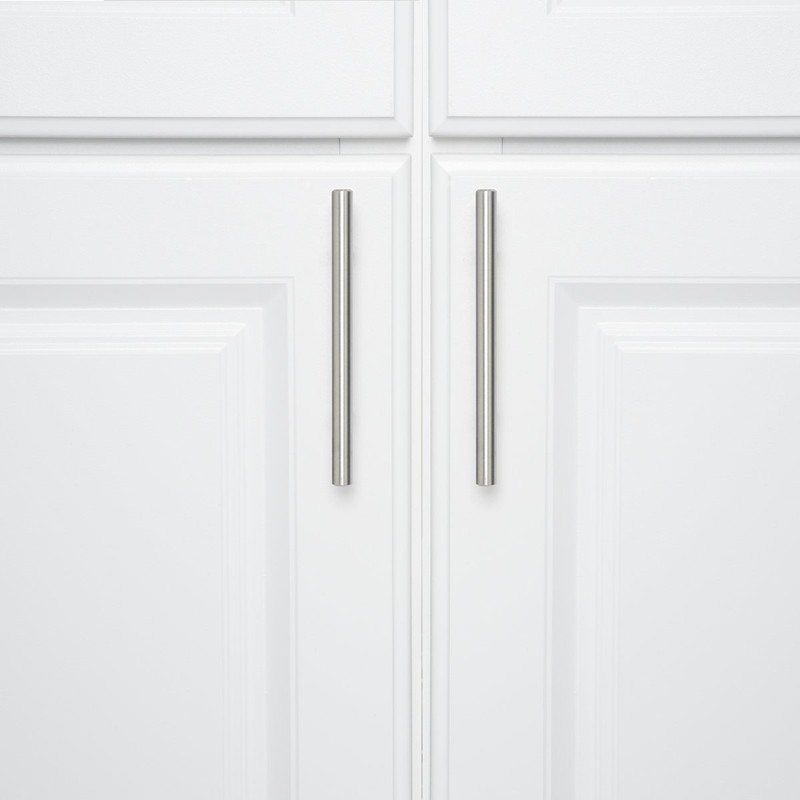 2.5"--27''T Bar Pulls Cabinet Hardware Handle Brushe Nickel Extra overall length gallery