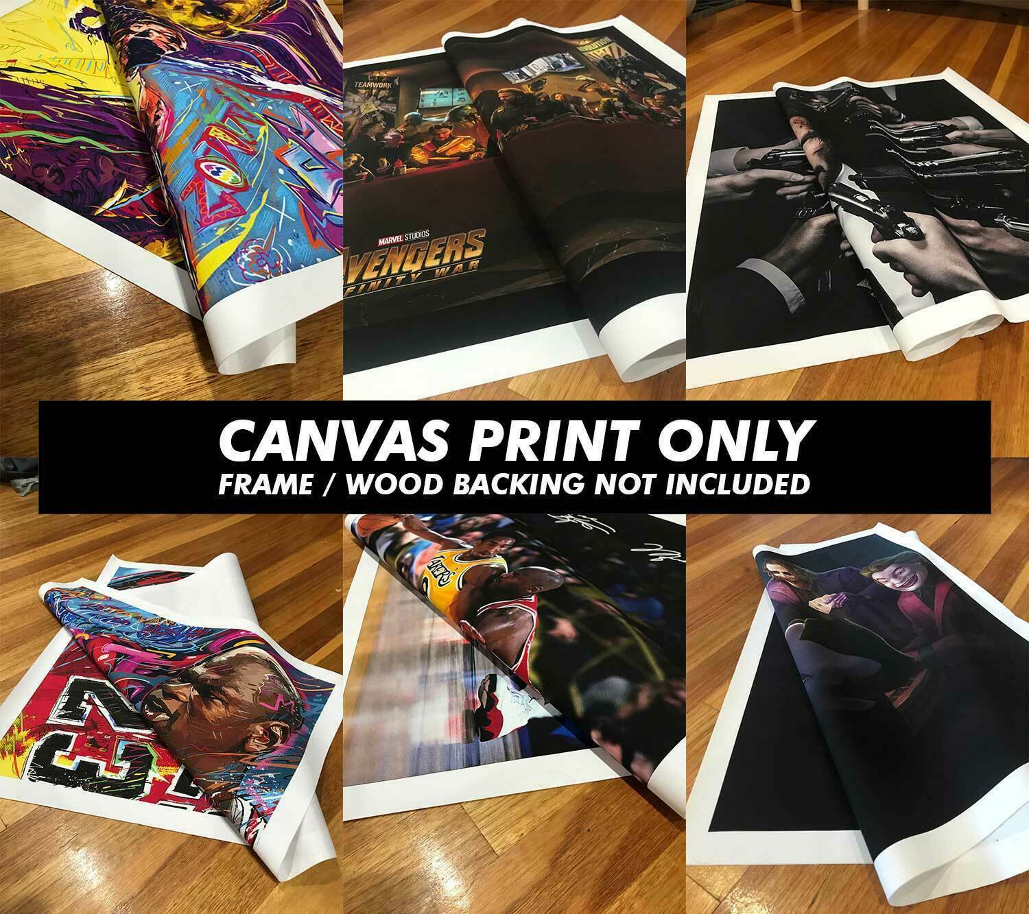 Joker Poster Canvas DC Comic Book Cover Art Print #50100 gallery