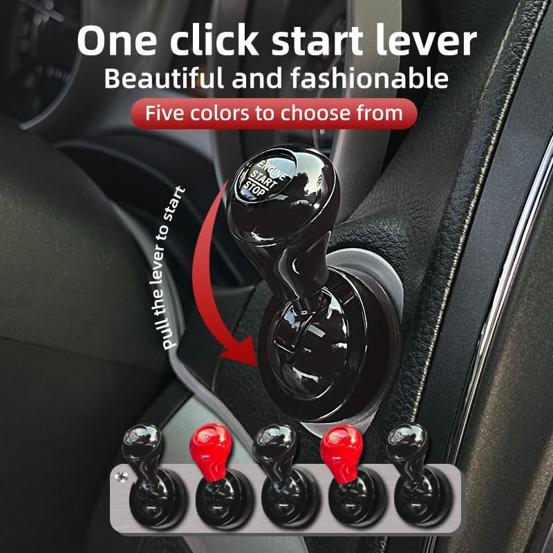Car Joystick Push Start Button Cover, Metal Push to Start Accessories, Car St... gallery