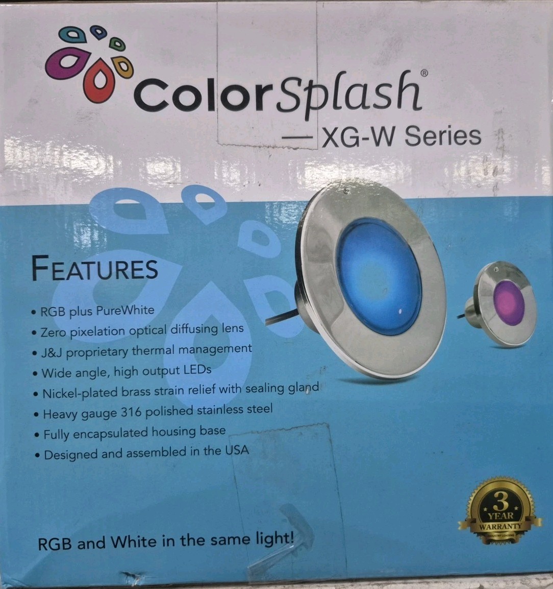 J&J Electronics PureWhite LED Pool Light XI Series | 120V Warm White gallery