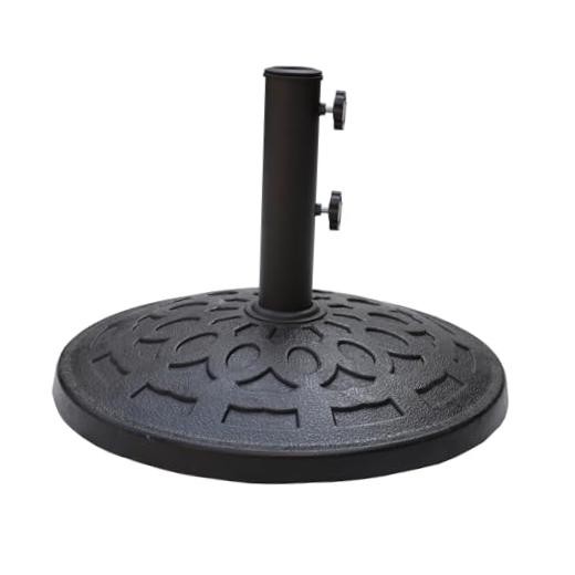 42 lb Heavy Duty Round Patio Base Stand for Outdoor Market Table 42lb Black gallery