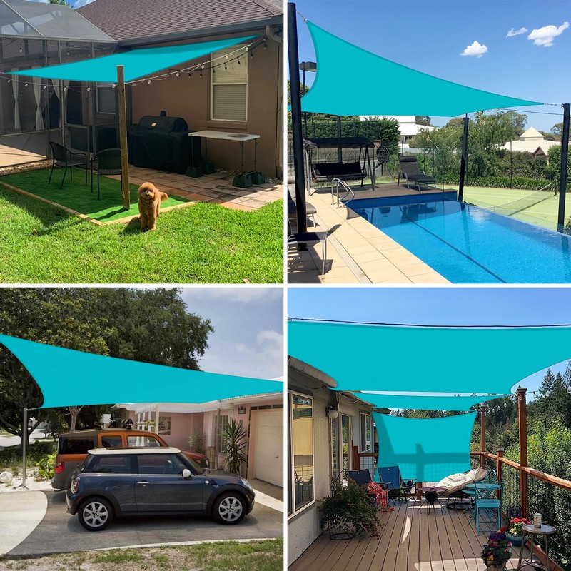 Waterproof Sun Shade Sail Rectangle Pool Awning Outdoor Sun Canopy Shelter Cover gallery