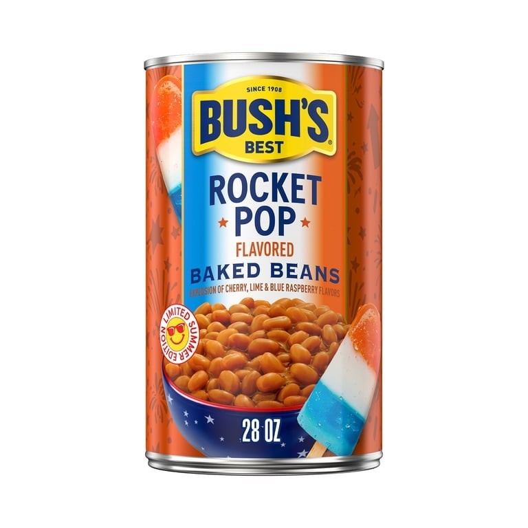 Bush's Baked Beans Rocket Pop Flavored, Limited Edition, 28 oz gallery