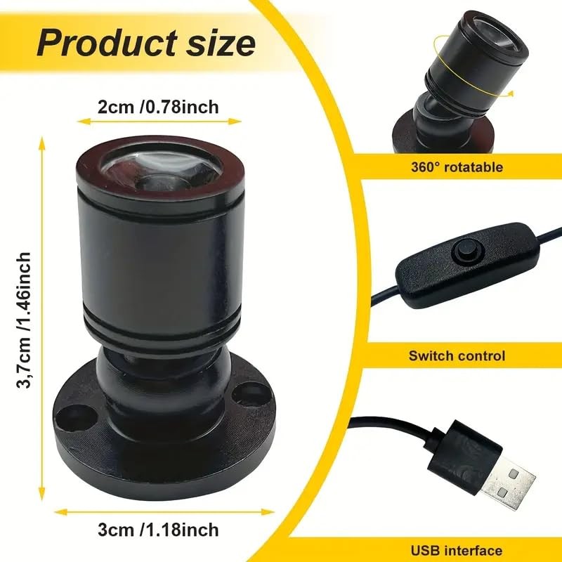 USB Powered Mini Spotlights for Displays 2-Pack â€“ 5V Small LED Spot Lights ... gallery
