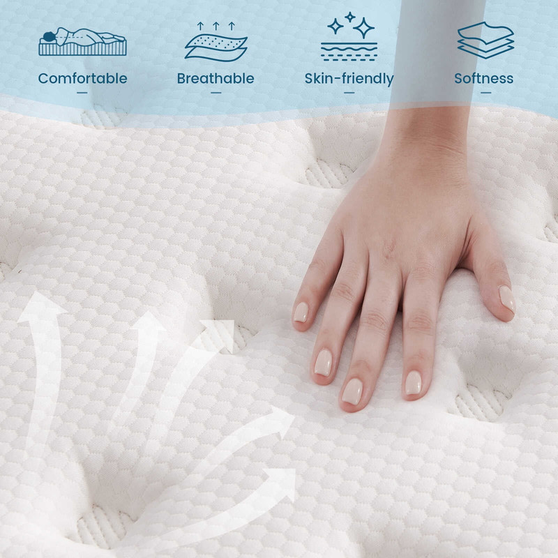 MEMORY FOAM MATTRESSES 12 Inch Hybrid Plush Full/King/Queen gallery
