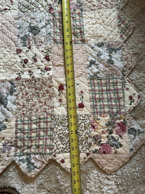 Donna Sharp Hand Quilted Country Patchwork Pillow Shams Set of 3 Standard 20X26 gallery