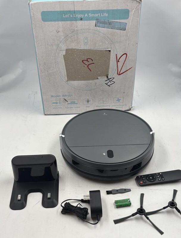 MAMNV BR151 ROBOTIC VACUUM WITH MOP AND SWEEP OPTIONS REMOTE CONTROL/AUTO gallery