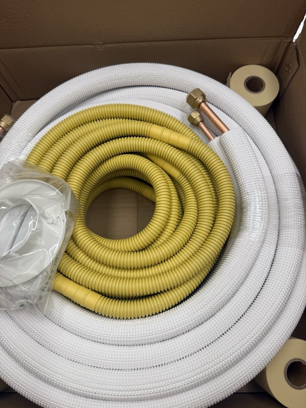 Findmall Mini Split Heat Pump Install Kit 1/4" & 3/8" Copper Line 25 FT Kit gallery