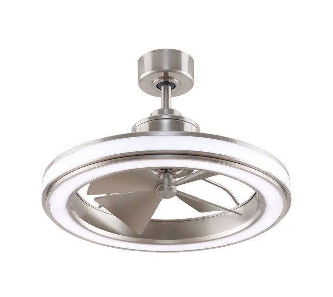 Fanimation FP8404BN Gleam 4 Blade Indoor/Outdoor Ceiling Fan Brushed Nickel gallery