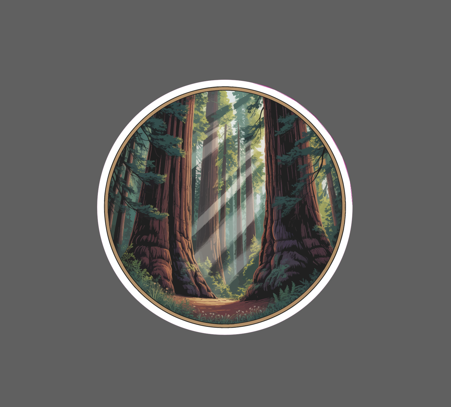 California Redwoods Sticker Waterproof Decal Trees Cali Outdoor Nature Gift NEW gallery