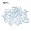 20Pcs Kitchen Sink Rack Feet 5mm ID x 10.5mm OD PVC Sink Grid Protector Clear gallery