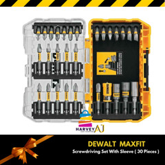 Maxfit Screwdriving Bit Set With Magnetic Sleeve (30-Piece) Impact Driver/Drill