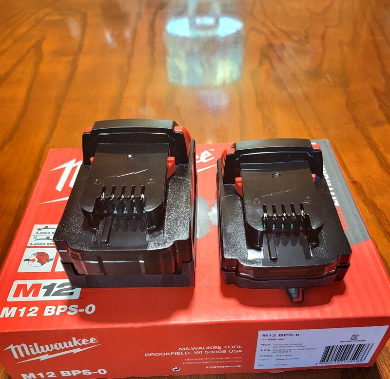 100% Guaranteed GENUINE- NEW Open Box-Milwaukee M18 5.0Ah And 1.5 Batteries gallery