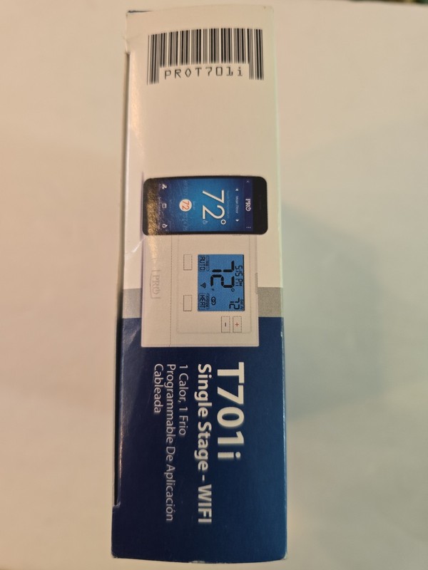 PRO1 T701i WiFi Programmable Thermostat for 1 Heat 1 Cool, App Control NEW gallery