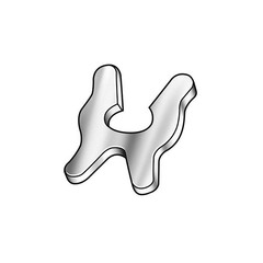 GRAINGER APPROVED 5CE95 Retain Ring,Ext,5/8 & 21/32,PK25 5CE95