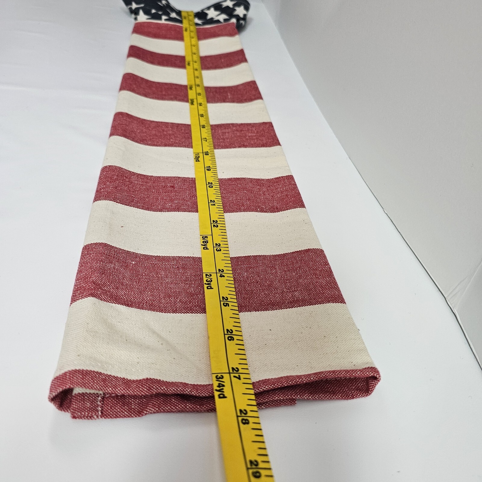 100% Cotton Stars & Stripes American Flag Dish Towel Hanging Loop 27.5" x 17" gallery