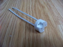G8 Lamp holder socket connector ceramic base Halogen LED 100W 250V Bi-Pin