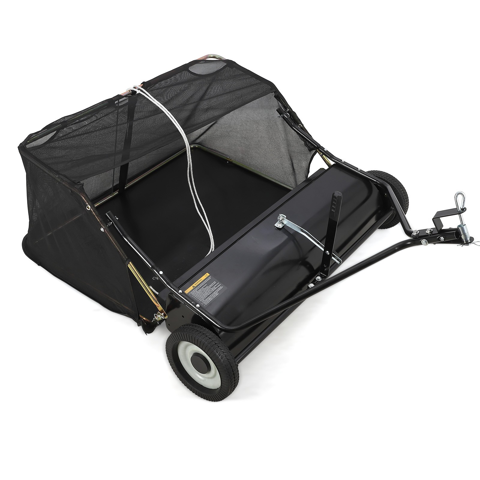 42-50 Inch Tow Behind Leaf Sweeper, Large 21–26 cu.ft. Hopper, Yard Lawn Cleanup gallery