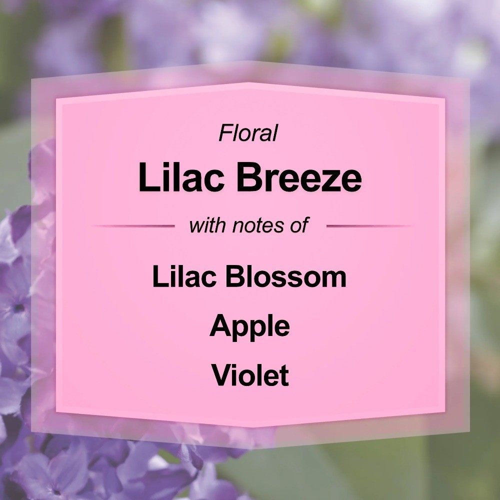 Lilac Breeze Scented Single-Wick Large Glass Jar Candle 20 oz Home Fragrance gallery