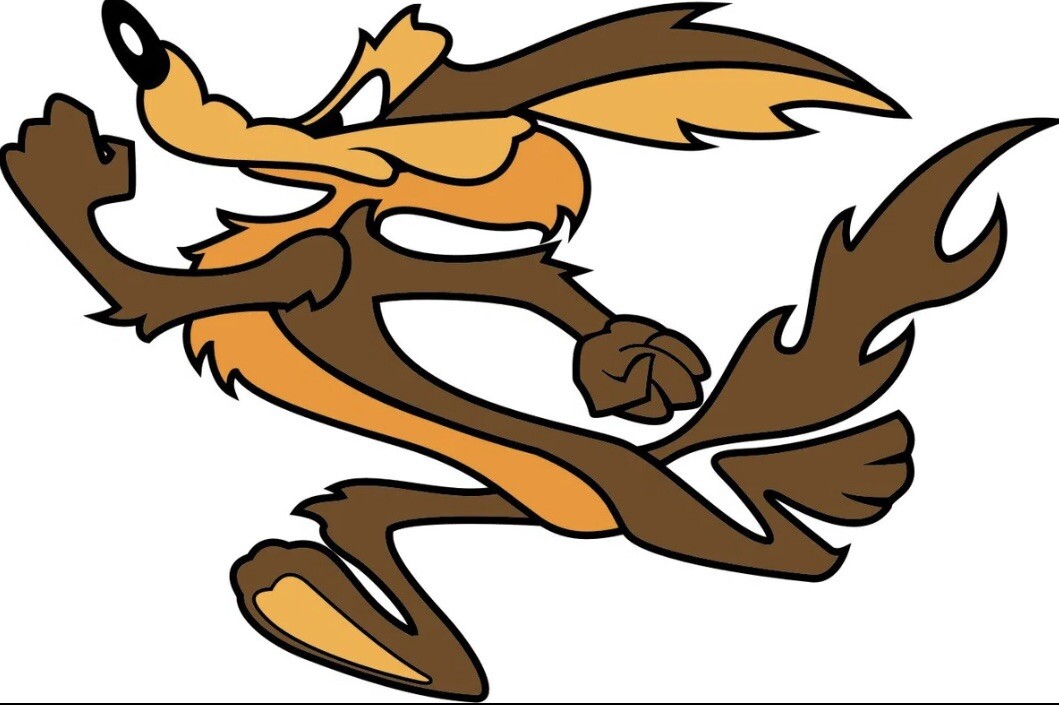 Wile E Coyote (Running) Vinyl Decal / Sticker ** 5 Sizes ** gallery