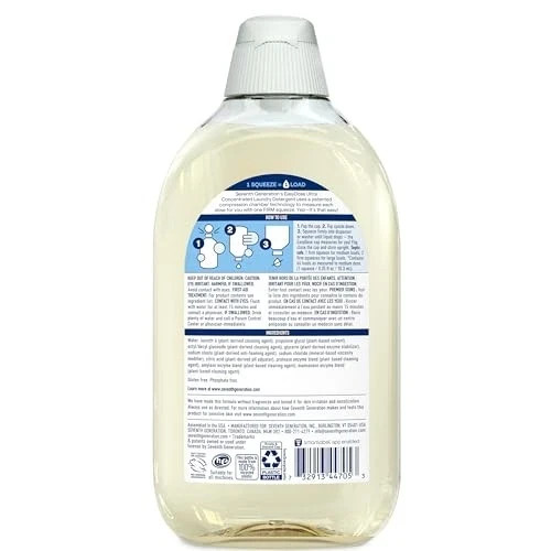 Seventh Generation Easy Dose Ultra Concentrated Laundry Detergent 23Oz 66 Loads gallery