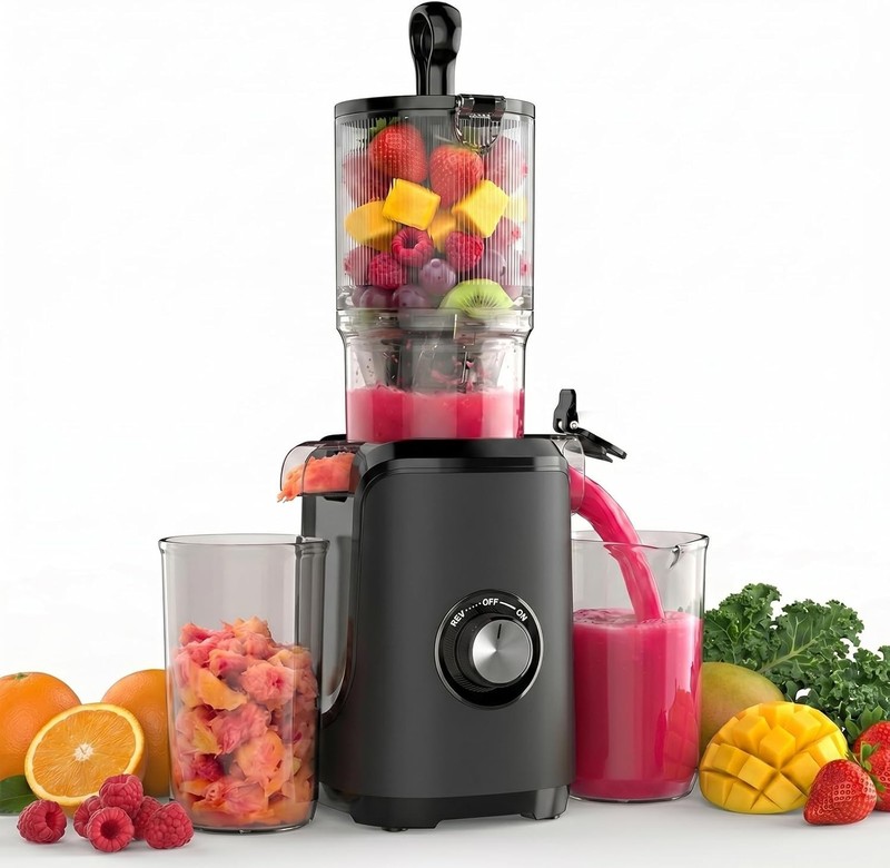 Slow Juicer Machine Masticating Cold Press Juicers Squeezer Vegetable Processor gallery