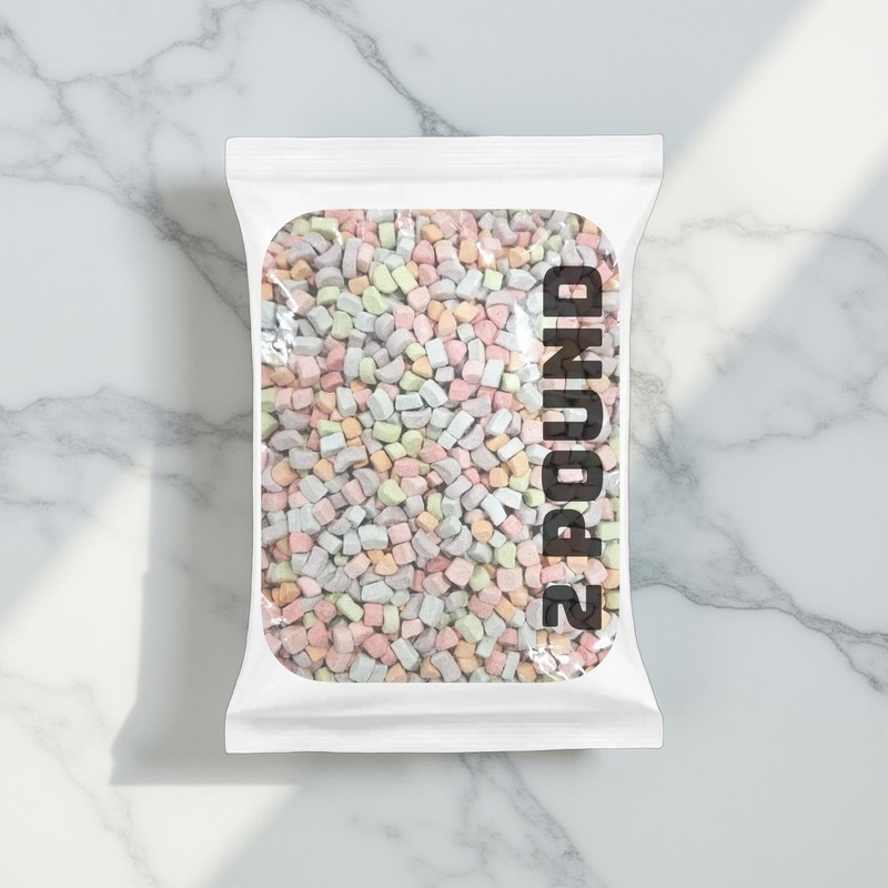 Dehydrated Rainbow Mashmallows Bulk Value Pack | 2 Pound Bag gallery
