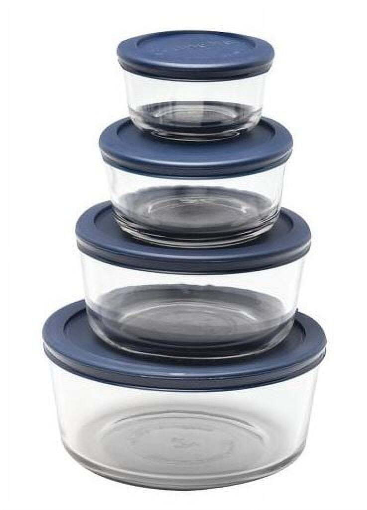 Glass Food Storage Containers with Lids, 8 Piece Set gallery