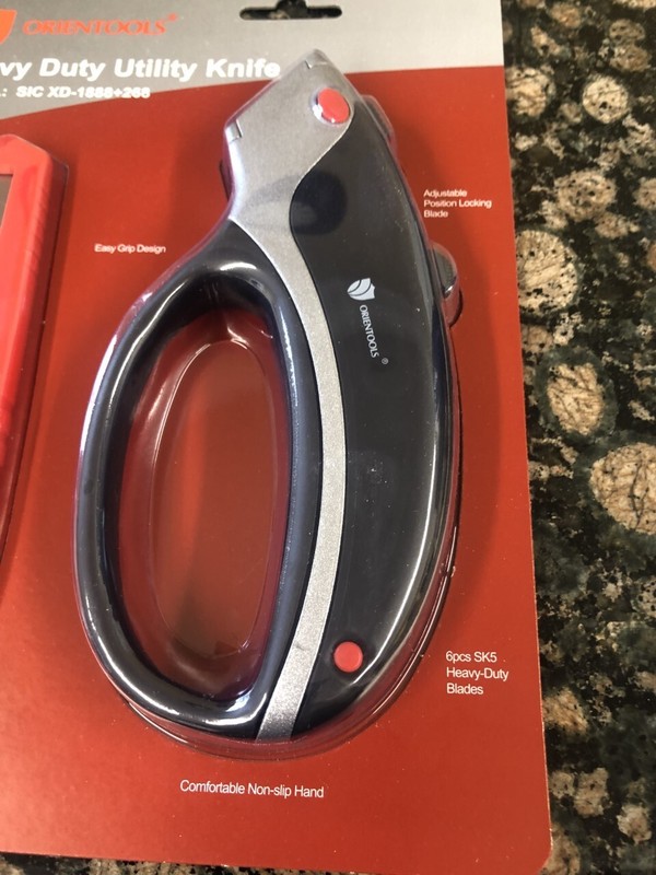Orientools Box Utility knife & box cutter in package together gallery
