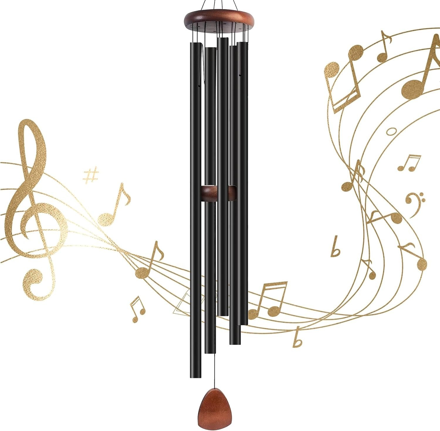 65" Extra Large Wind Chimes for Outside Deep Tone,Big WindChimes for Outdoor Por gallery