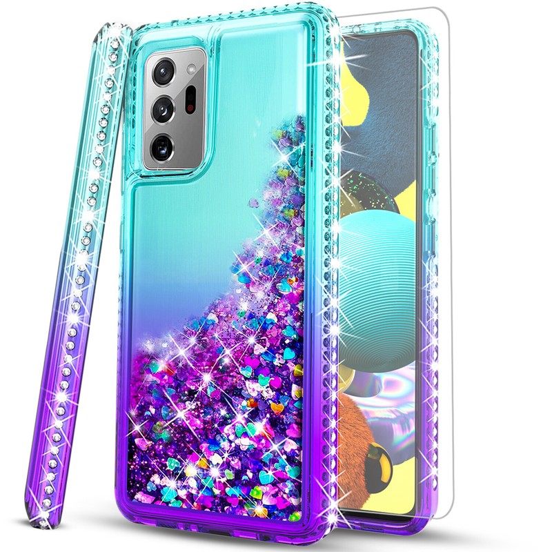 For Samsung Galaxy Note 20 Ultra Case Phone Cover Liquid Bling Glitter Diamond gallery