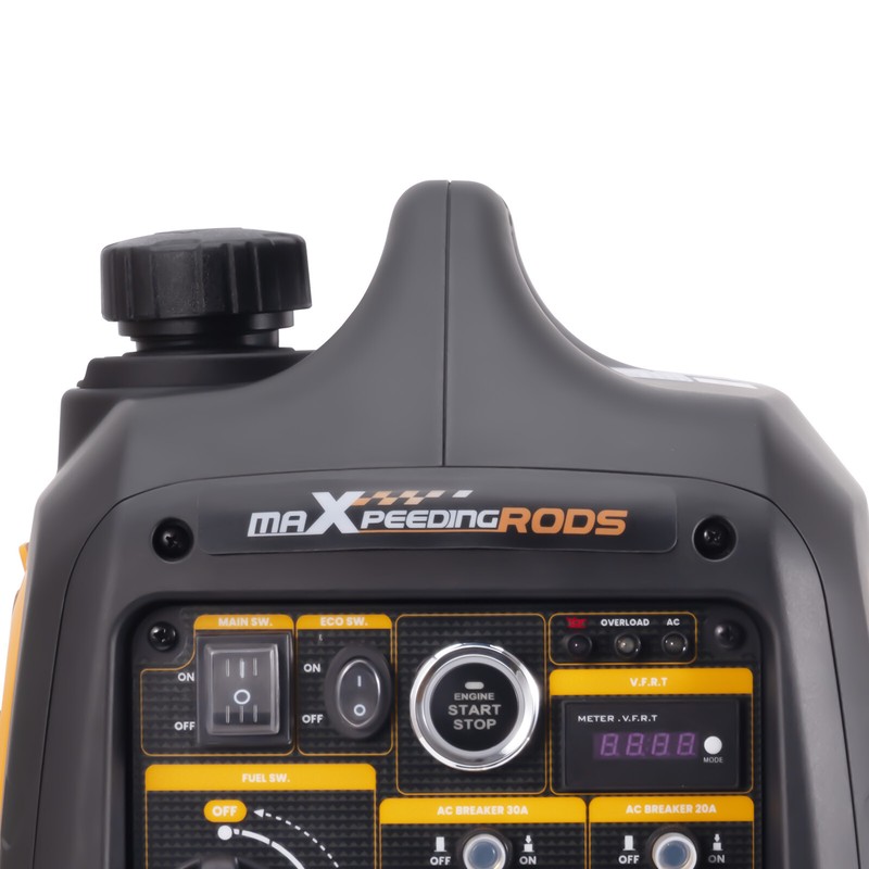 Gas Powered Generator 5000W Peak Digital Display Electric Remote Start RV Ready gallery