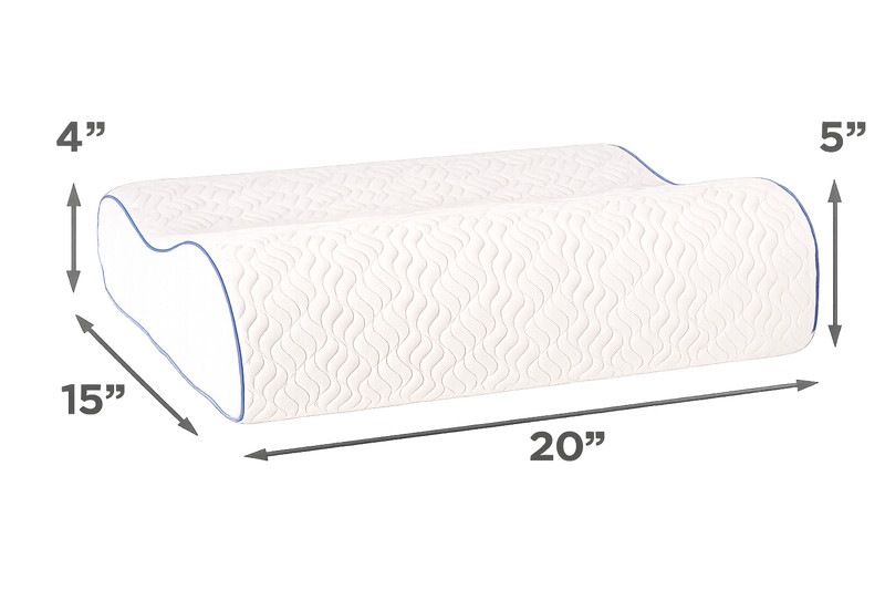 Serenity by Tempur-Pedic Contour Memory Foam Pillow for Neck & Shoulder Support gallery