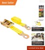 Heavy Duty Auto Tie-Down Strap 2'' x 8' - 2,000 lbs Working Load Limit gallery