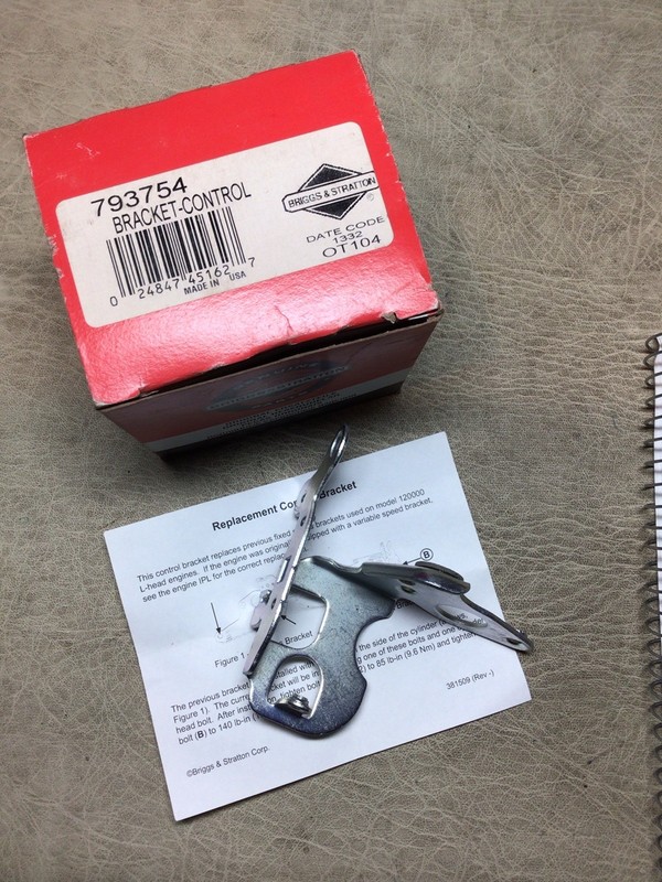 793754 Control Bracket Briggs And Stratton New Oem gallery
