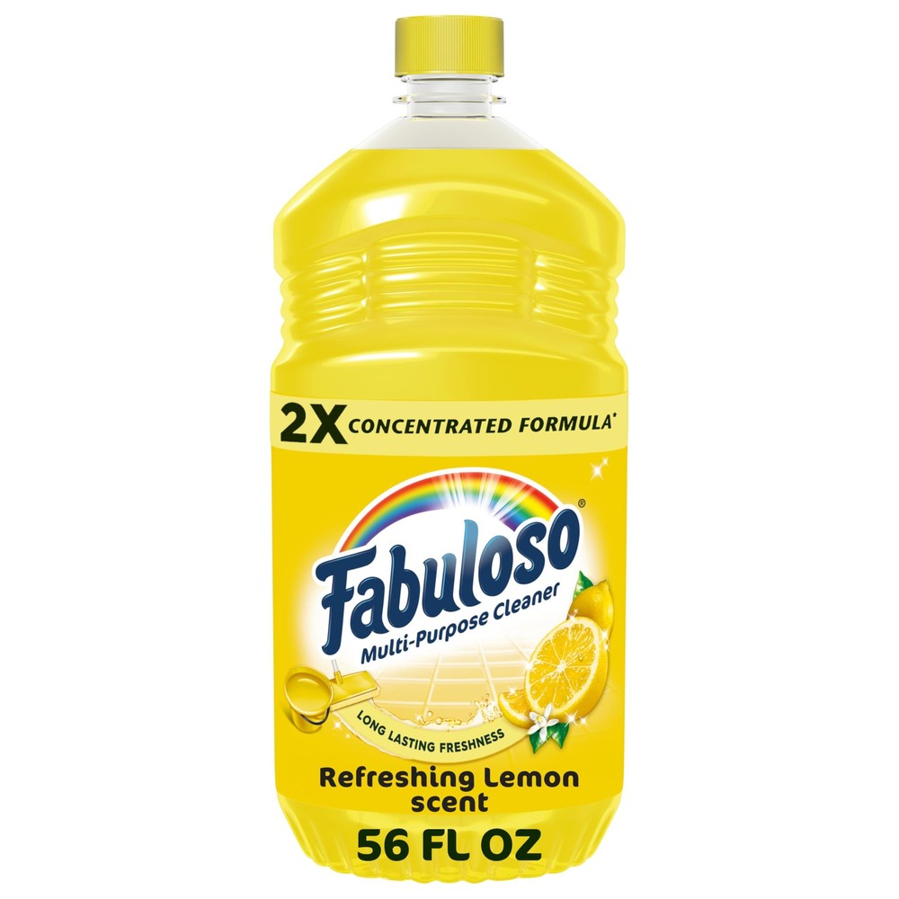 Fabuloso Multi-Purpose Cleaner Refreshing Lemon Scent 2X Concentrated 56 fl oz